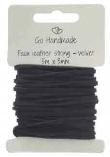 Go Handmade Ruskinds Snøre (5 x 3 mm)